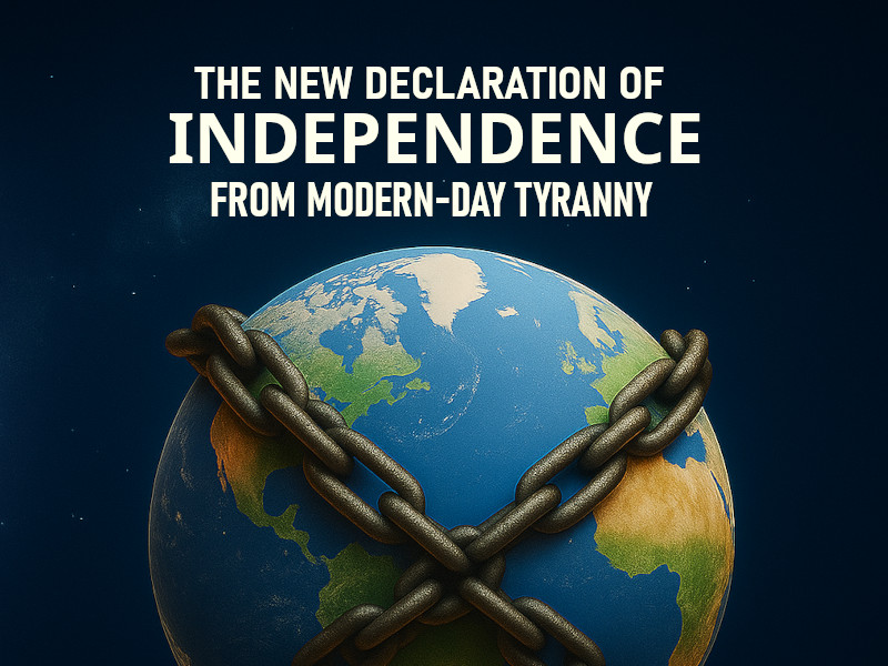 New Declaration of Independence from modern-day tyranny
